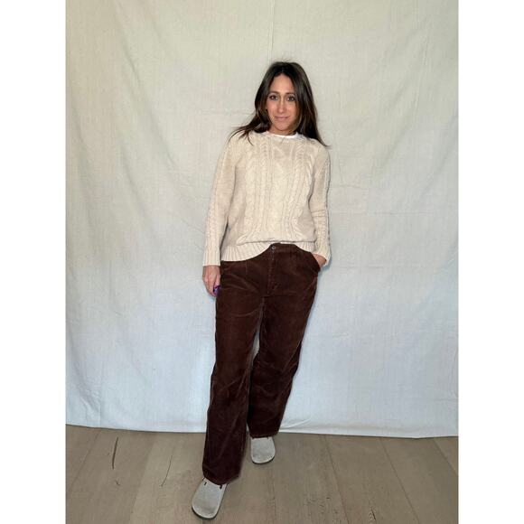 Vintage Chocolate Brown Corduroy Trousers - Picture 2 of 9